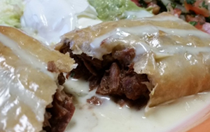 Beef chimichanga